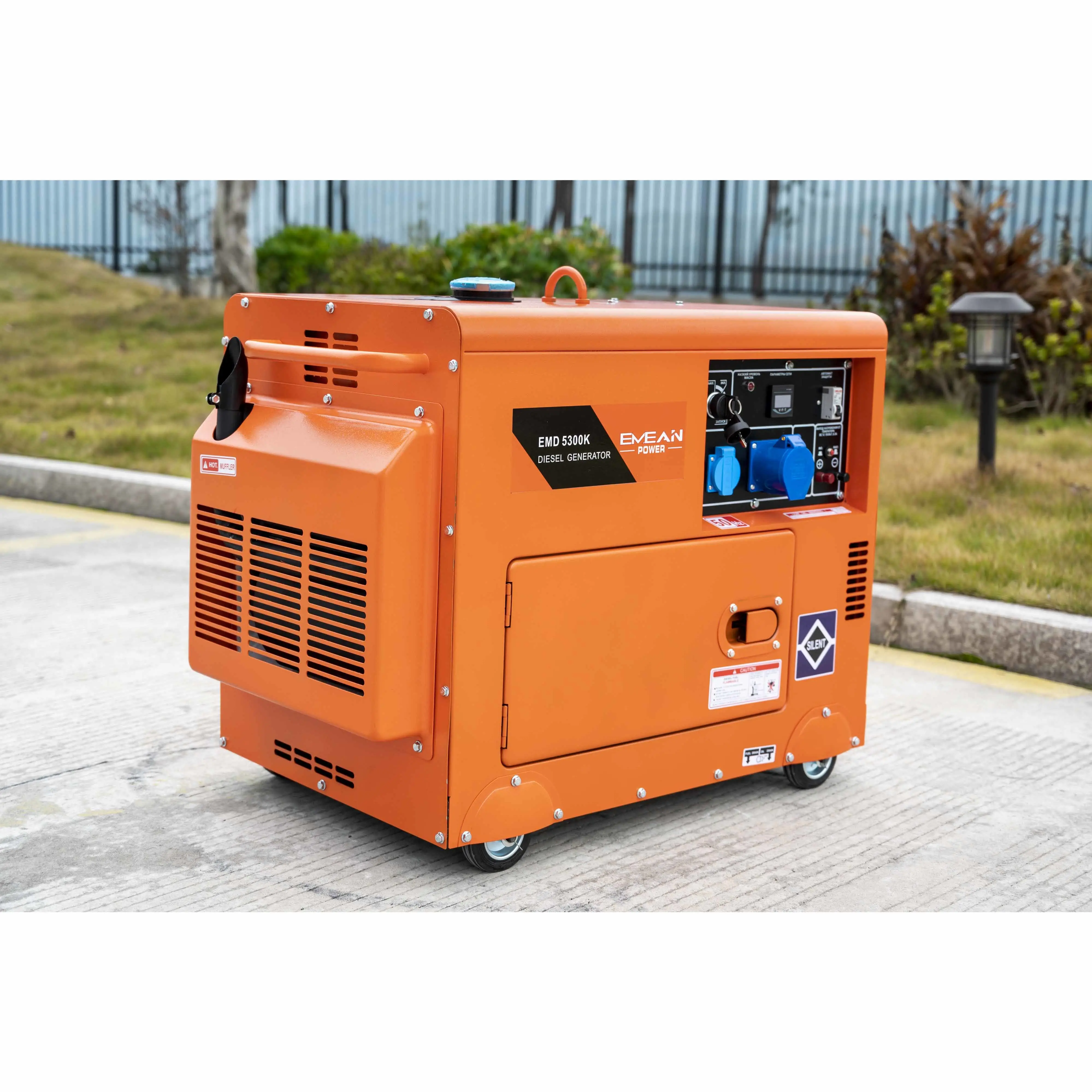 Gerador diesel silencioso refrigerado a ar