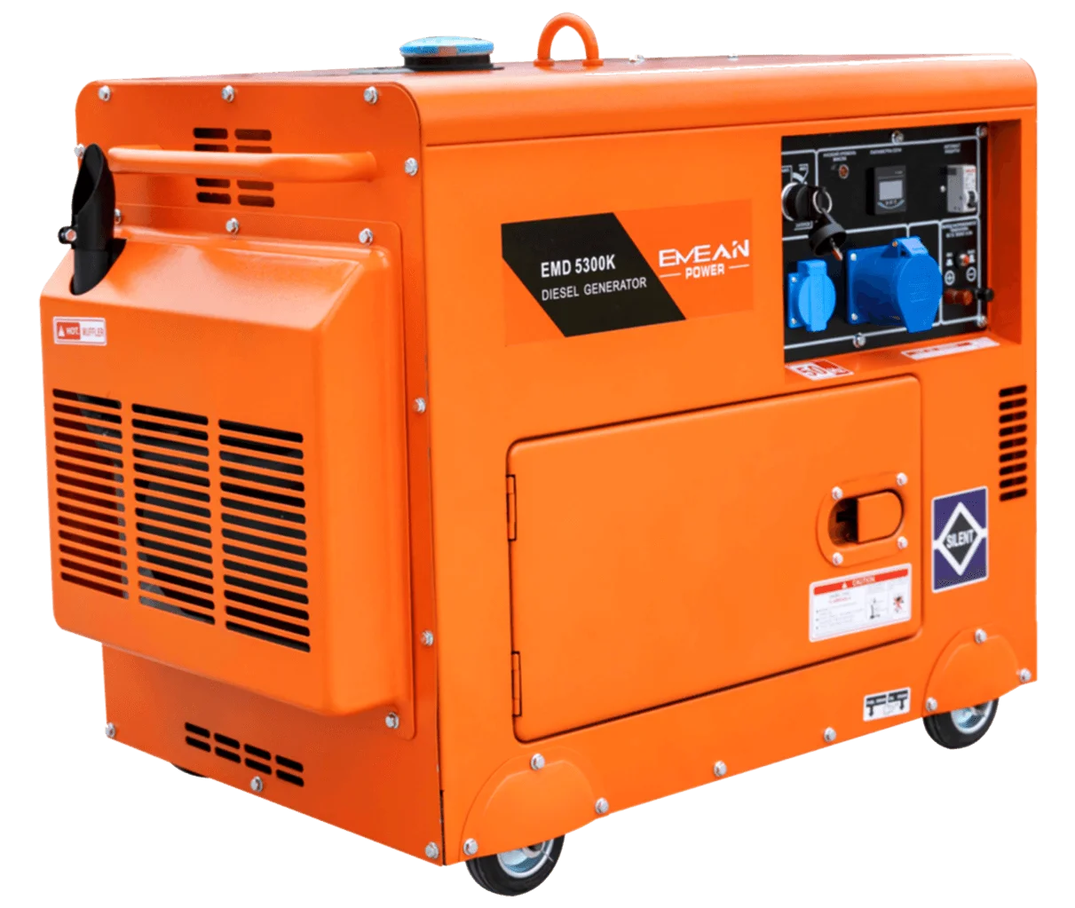 Gerador Diesel Silencioso 5kVA &ndash; Refrigerado a Ar | EMEAN