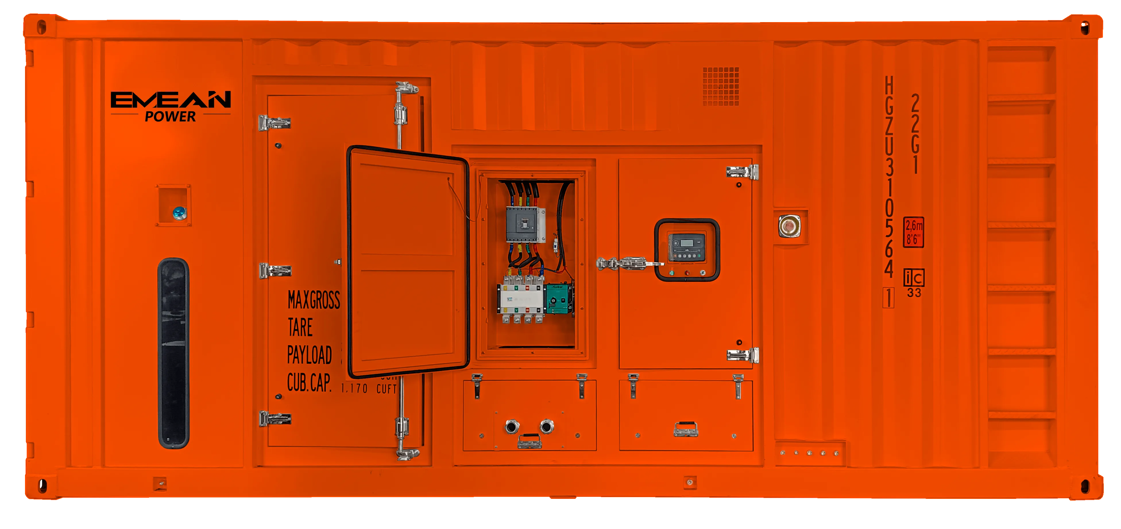 Gerador tipo Contianer 1750KVA/1400KW com motor WEICHAI