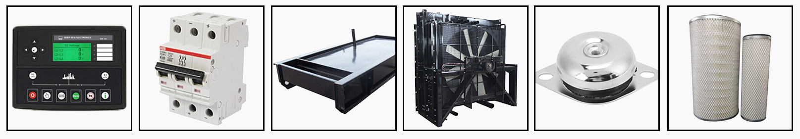 componentes principais do gerador trifásico